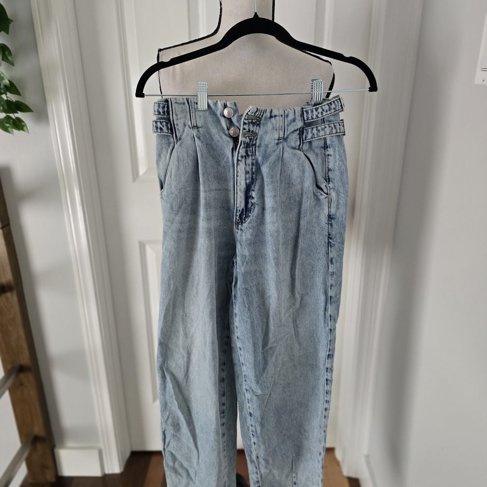 Garage Light Blue High Rise Women Jeans